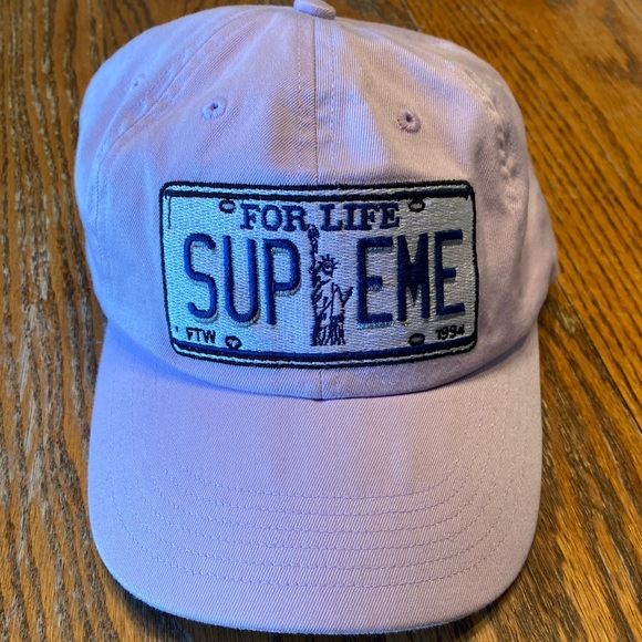 Supreme Other - Supreme license plate hat